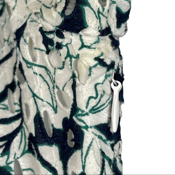 SERIE SUNCOO PARIS ROBE CASTOR EYELET FLORAL FIT & FLARE 3/4 SLEEVE DRESS - Picture 11 of 16